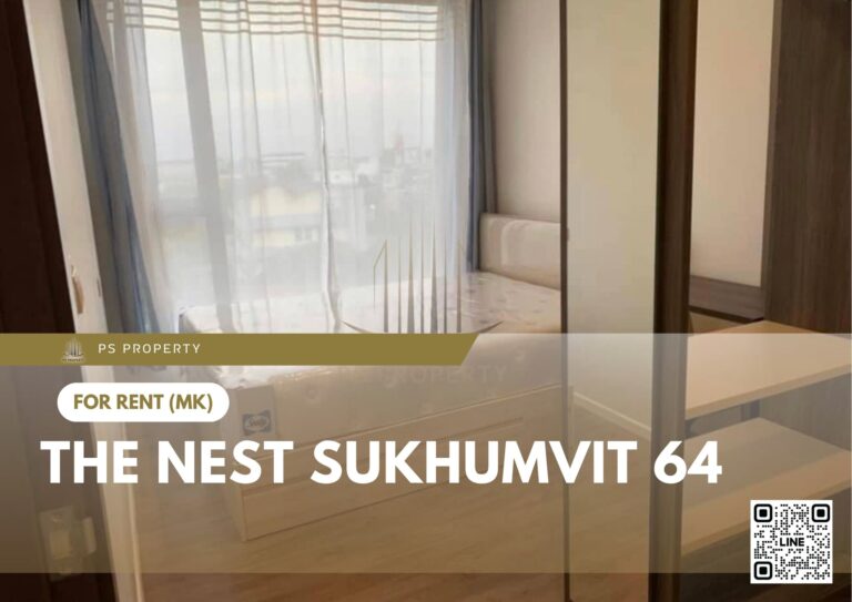 PS24061 – Condo Near BTS Punnawithi Station For Rent , One bedroom unit at The Nest Sukhumvit 64