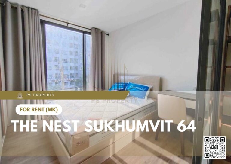 PS14368 – Condo Near BTS Punnawithi Station For Rent , One bedroom unit at The Nest Sukhumvit 64