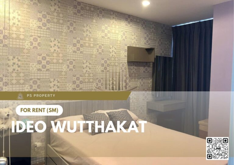 PS32247 – Condo Near BTS Wutthakat Station For Rent , One bedroom unit at IDEO Wutthakat
