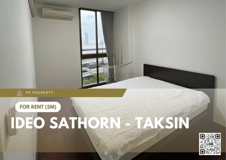 PS35366 – Condo Near BTS Krung Thon Buri Station For Rent , One bedroom unit at IDEO Sathorn – Taksin
