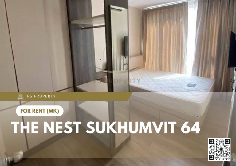 PS14014 – Condo Near BTS Punnawithi Station For Rent , One bedroom unit at The Nest Sukhumvit 64