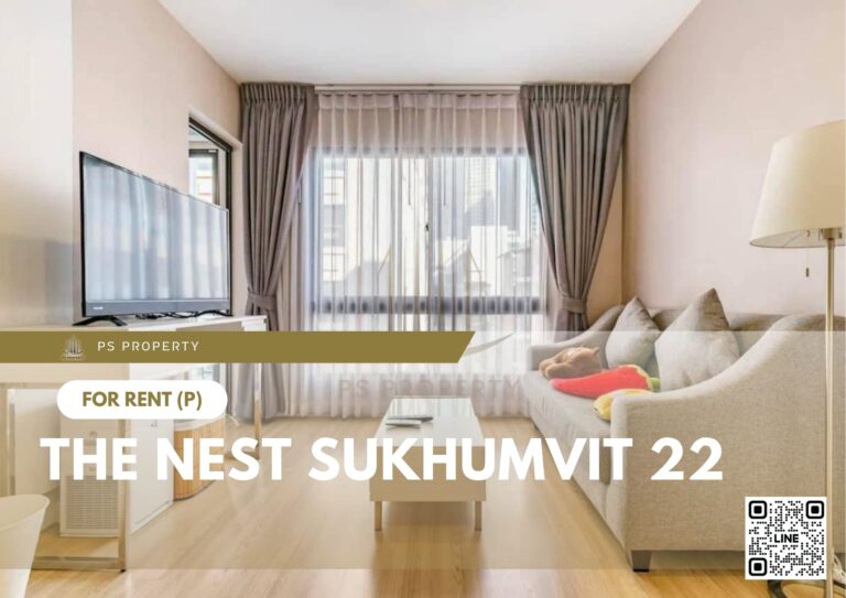 PS12336 – Condo Near BTS Phrom Phong Station For Rent , One bedroom unit at The Nest Sukhumvit 22