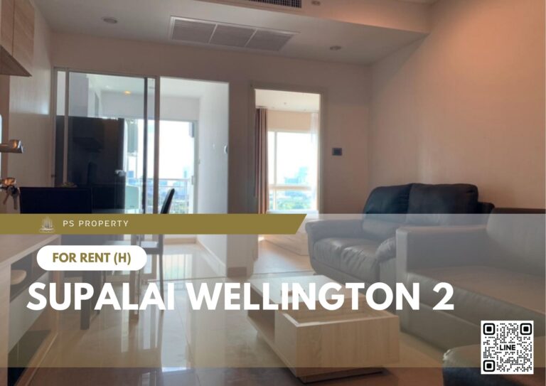 PS80329 – Condo Near MRT Thailand Cultural Centre Station For Rent , One bedroom unit at Supalai Wellington 2