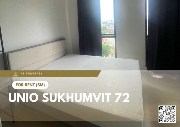 PS77726 – Condo Near BTS Bearing Station For Rent , One bedroom unit at UNiO Sukhumvit 72