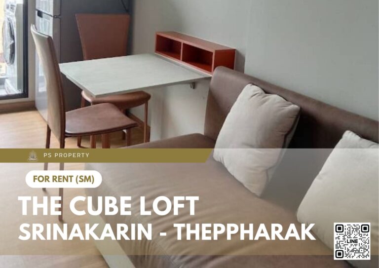 PS67427 – Condo Near MRT Si Bearing Station For Rent , One bedroom unit at THE CUBE LOFT Srinakarin – Theppharak