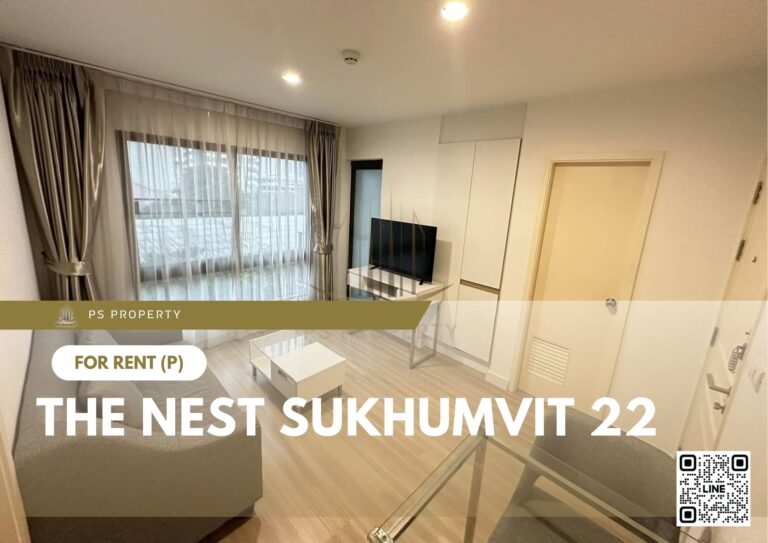 PS32486 – Condo Near BTS Phrom Phong Station For Rent , One bedroom unit at The Nest Sukhumvit 22