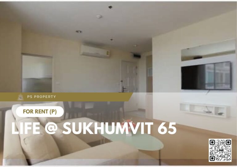 PS66723 – Condo Near BTS Ekkamai Station For Rent , Two bedroom unit at Life @ Sukhumvit 65
