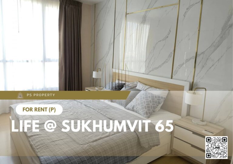 PS36704 – Condo Near BTS Ekkamai Station For Rent , Two bedroom unit at Life @ Sukhumvit 65