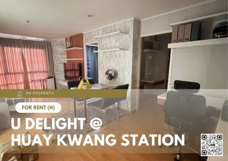 PS70360 – Condo Near MRT Huai Khwang Station For Rent , Two bedroom unit at U Delight @ Huay Kwang Station