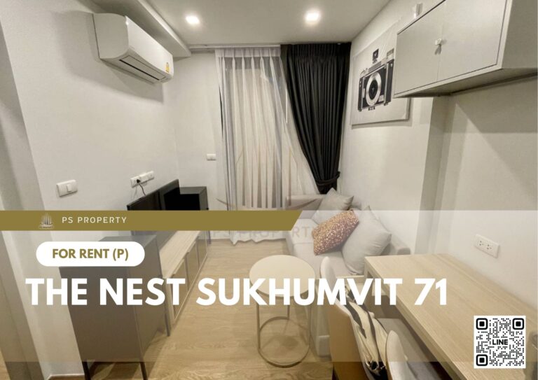 PS41441 – Condo Near BTS Phra Khanong Station For Rent , One bedroom unit at The Nest Sukhumvit 71