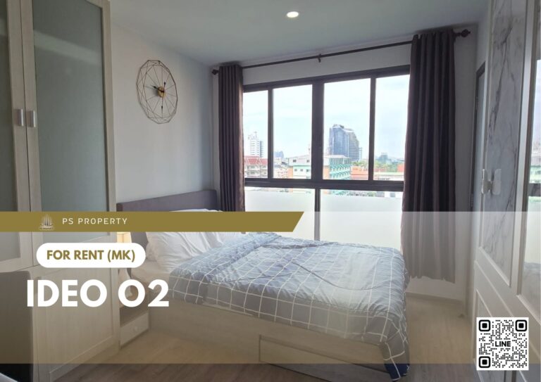 PS80448 – Condo Near BTS Bang na Station For Rent , Two bedroom unit at IDEO O2