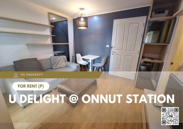 PS80456 – Condo Near BTS On Nut Station For Rent , One bedroom unit at U Delight @ Onnut Station