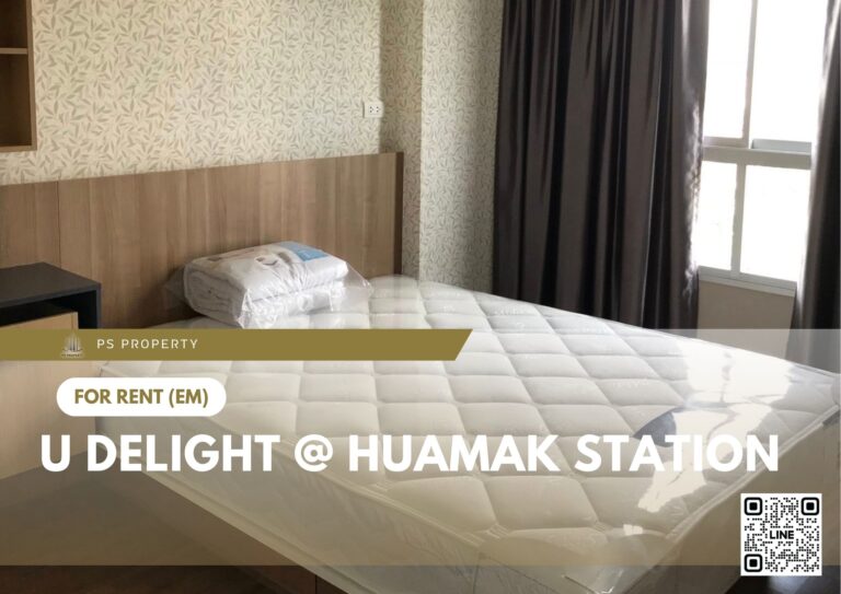 PS80504 – Condo Near MRT Si Kritha Station For Rent , One bedroom unit at U Delight @ Huamak Station