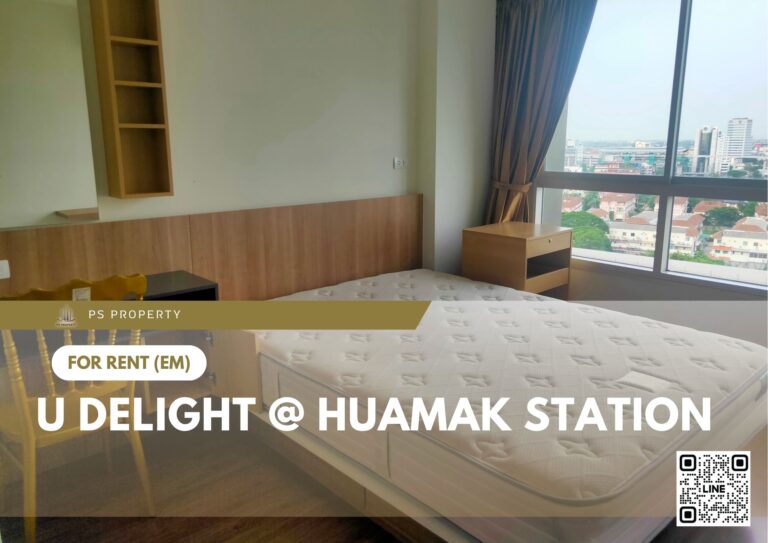 PS80526 – Condo Near MRT Si Kritha Station For Rent , One bedroom unit at U Delight @ Huamak Station