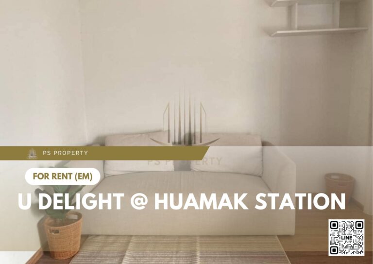 PS28790 – Condo Near MRT Si Kritha Station For Rent , One bedroom unit at U Delight @ Huamak Station