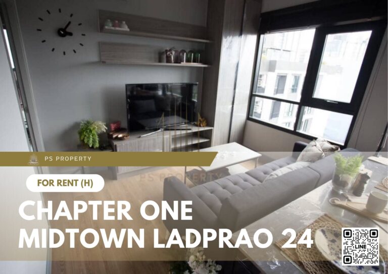 PS50537 – Condo Near MRT Lat Phrao Station For Rent , One bedroom unit at Chapter One Midtown Ladprao 24