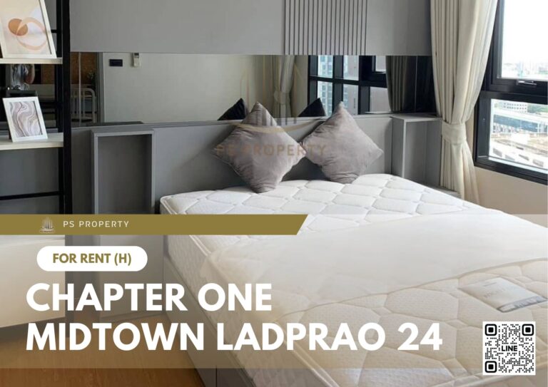 PS45300 – Condo Near MRT Lat Phrao Station For Rent , One bedroom unit at Chapter One Midtown Ladprao 24