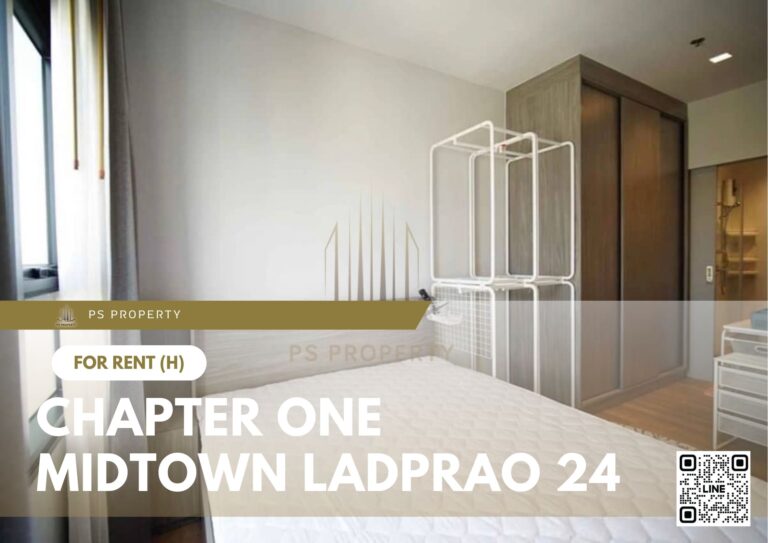 PS7637 – Condo Near MRT Lat Phrao Station For Rent , One bedroom unit at Chapter One Midtown Ladprao 24