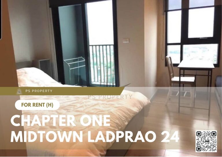 PS14907 – Condo Near MRT Lat Phrao Station For Rent , One bedroom unit at Chapter One Midtown Ladprao 24
