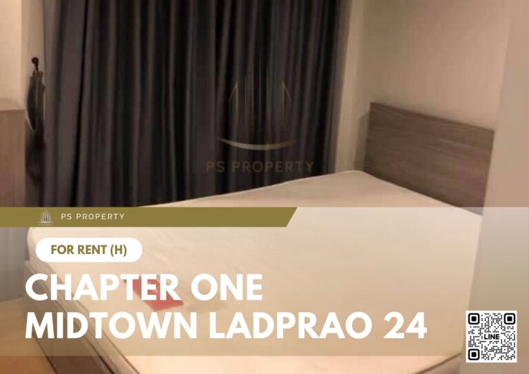 PS14347 – Condo Near MRT Lat Phrao Station For Rent , One bedroom unit at Chapter One Midtown Ladprao 24