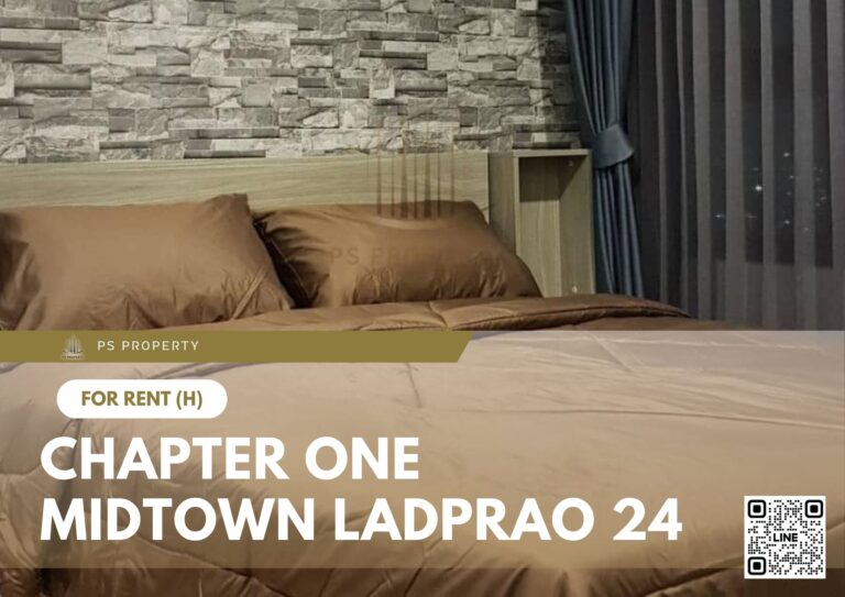 PS14384 – Condo Near MRT Lat Phrao Station For Rent , One bedroom unit at Chapter One Midtown Ladprao 24