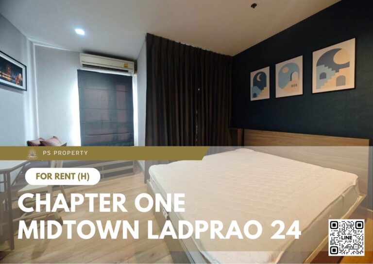 PS80584 – Condo Near MRT Lat Phrao Station For Rent , One bedroom unit at Chapter One Midtown Ladprao 24