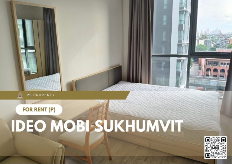 PS80738 – Condo Near BTS On Nut Station For Rent , One bedroom unit at IDEO Mobi Sukhumvit