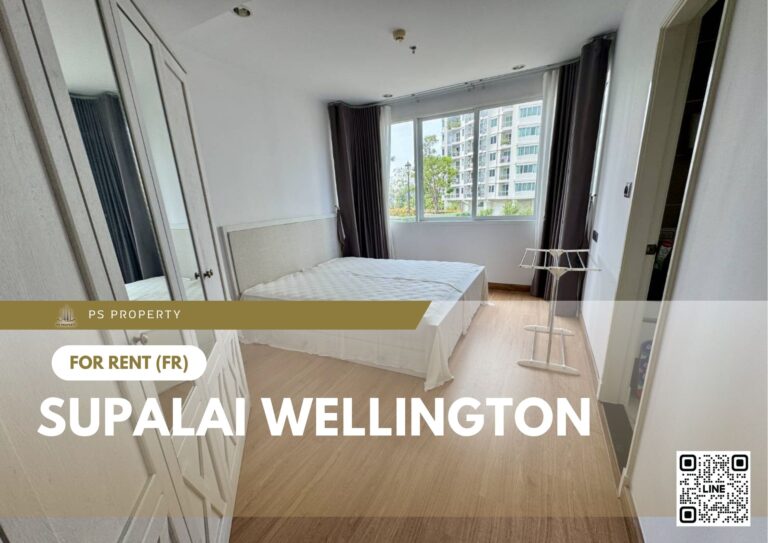 PS80937 – Condo Near MRT Thailand Cultural Centre Station For Rent , Two bedroom unit at Supalai Wellington
