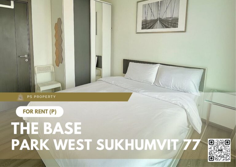 PS80909 – Condo Near BTS On Nut Station For Rent , One bedroom unit at The Base Park West Sukhumvit 77