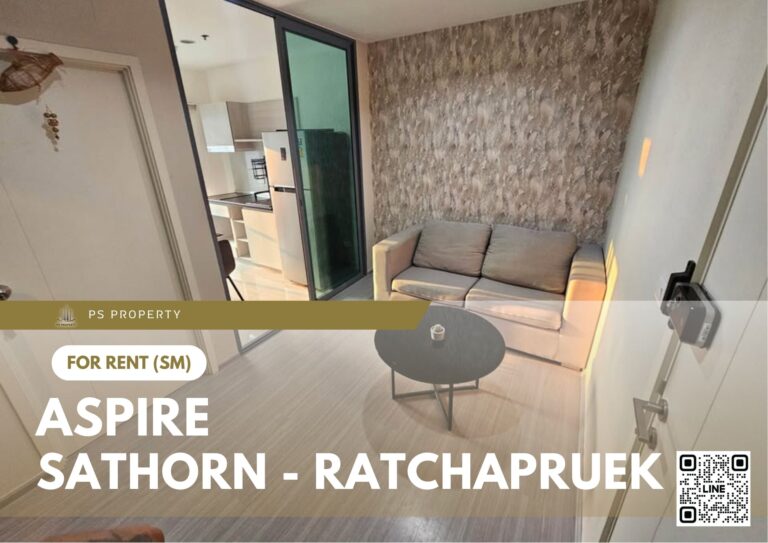 PS81017 – Condo Near BTS Bang Wa Station For Rent , One bedroom unit at Aspire Sathorn – Ratchapruek