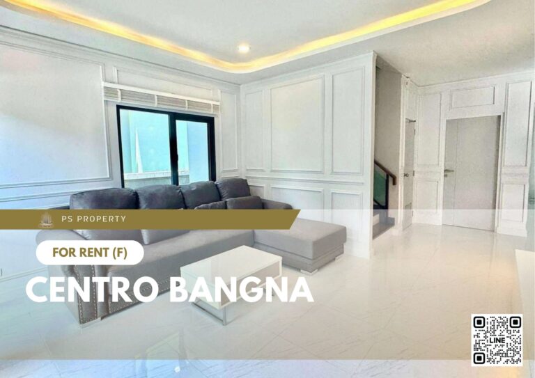 PS81163 – House Near MRT Si Dan Station For Rent , at Centro Bangna