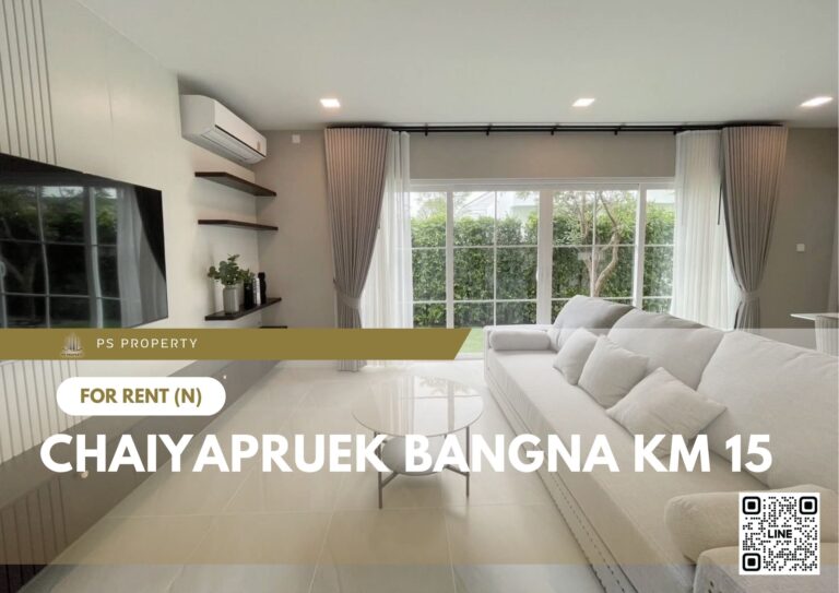 PS81233 – House Near BTS On Nut Station For Rent , at Chaiyapruek Bangna Km 15