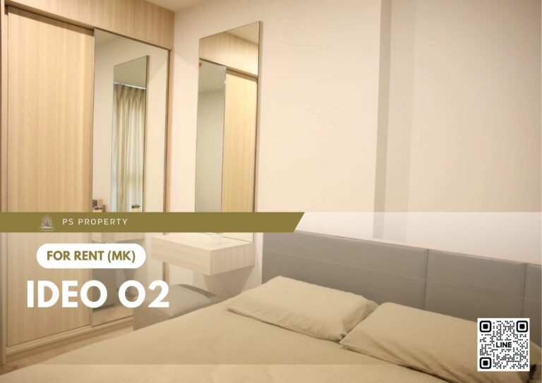 PS81431 – Condo Near BTS Bang na Station For Rent , One bedroom unit at IDEO O2