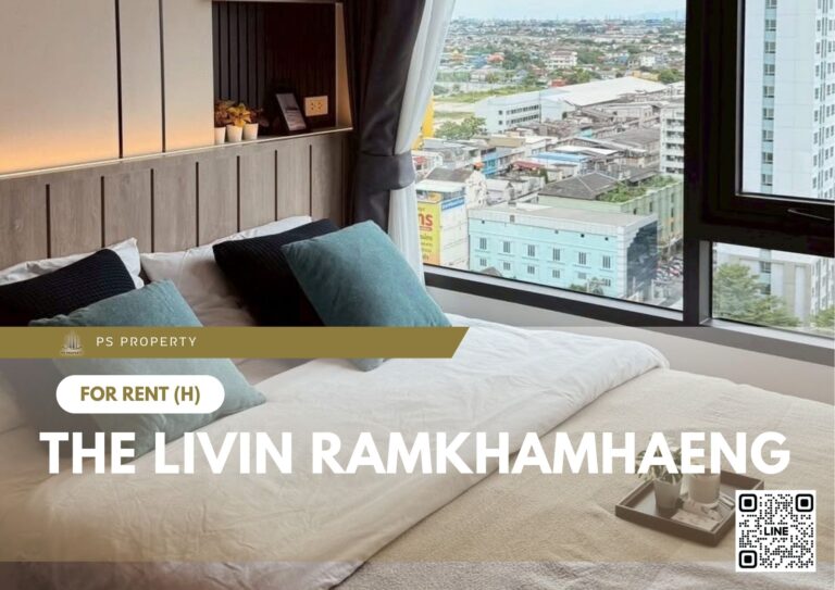 PS81467 – Condo Near MRT Yaek Lam Sali Station For Rent , One bedroom unit at The Livin Ramkhamhaeng