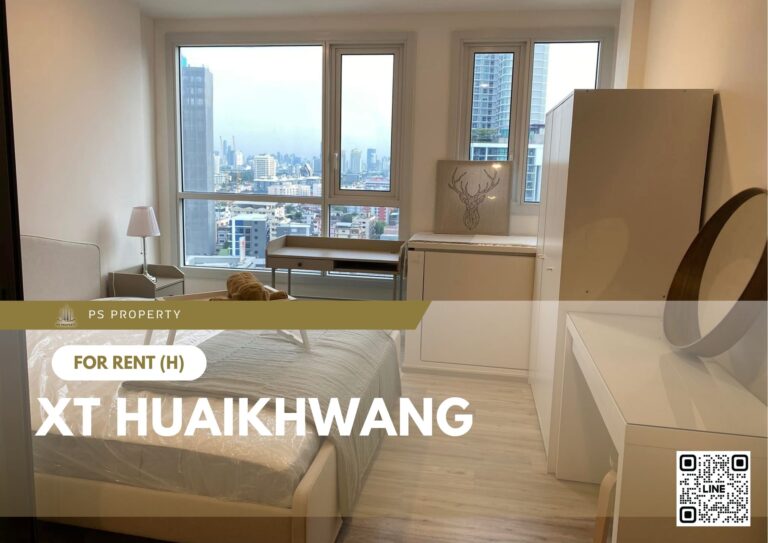 PS80198 – Condo Near MRT HUAIKHWANG Station For Rent , One bedroom unit at XT HUAIKHWANG