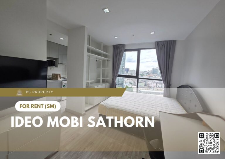 PS81701 – Condo Near BTS Krung Thon Buri Station For Rent , One bedroom unit at IDEO Mobi Sathorn