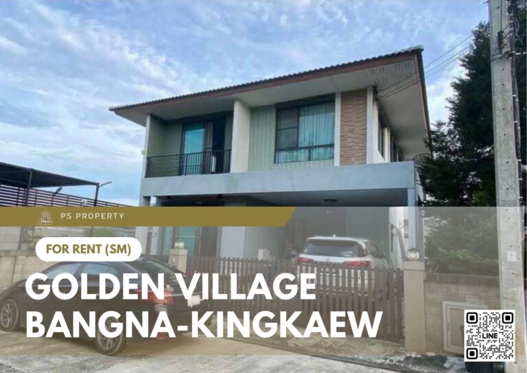 PS81748 – House Near MRT Si Iam Station For Rent , at Golden Village Bangna-Kingkaew