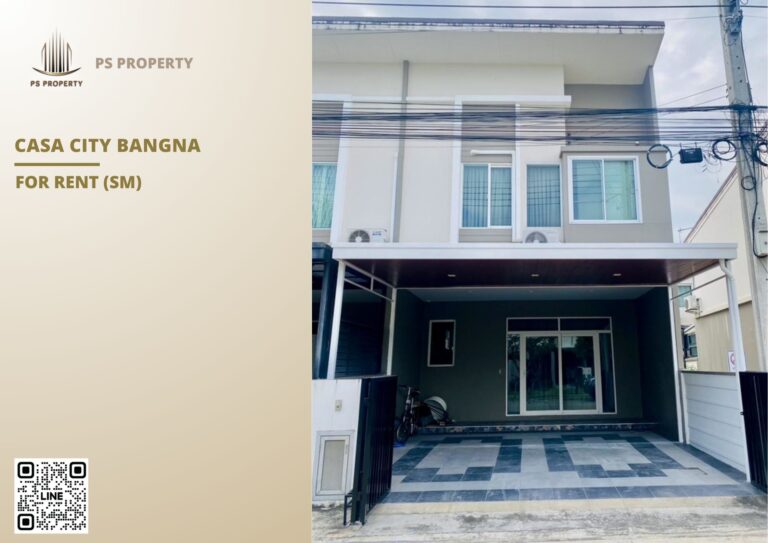 PS81866 – House Near BTS Bang Na Station For Rent , at Casa City Bangna
