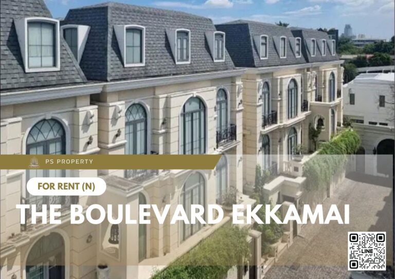 PS80230 – House Near BTS Ekkamai Station For Rent , at The Boulevard Ekkamai