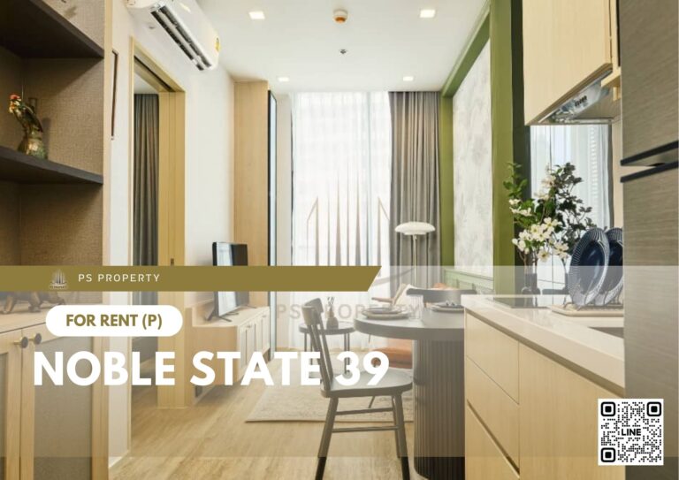 PS12584 – Condo Near BTS Phrom Phong Station For Rent , One bedroom unit at NOBLE STATE 39