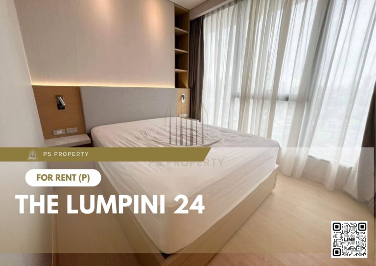 PS27089 – Condo Near BTS Phrom Phong Station For Rent , One bedroom unit at The Lumpini 24