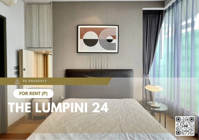 PS31277 – Condo Near BTS Phrom Phong Station For Rent , One bedroom unit at The Lumpini 24