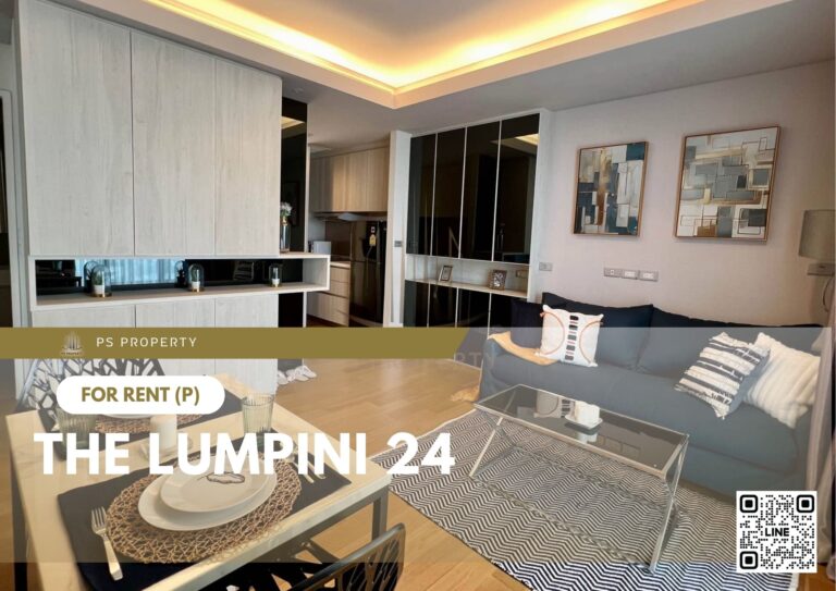 PS50199 – Condo Near BTS Phrom Phong Station For Rent , Two bedroom unit at The Lumpini 24