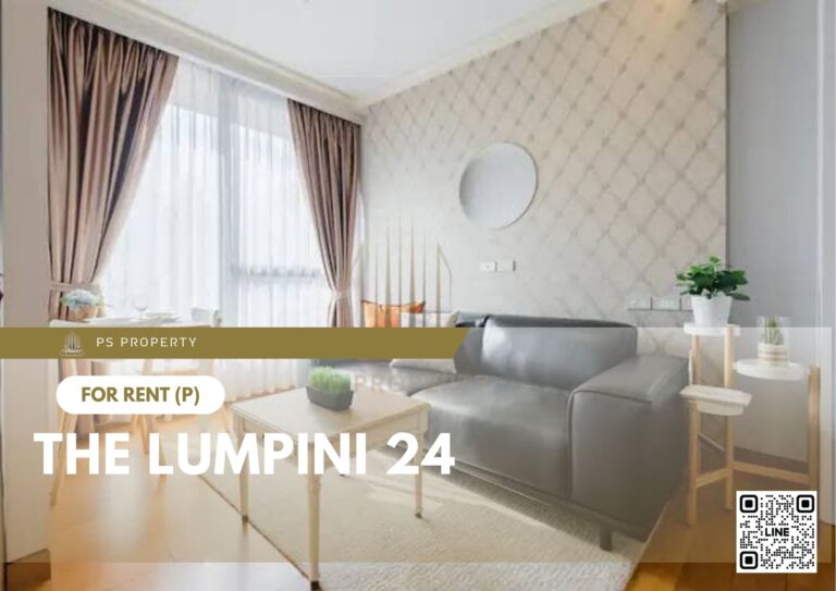 PS37783 – Condo Near BTS Phrom Phong Station For Rent , One bedroom unit at The Lumpini 24