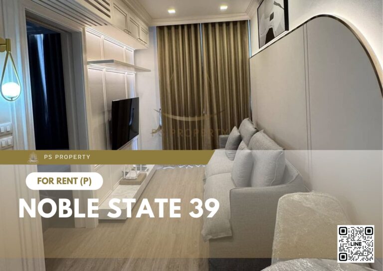 PS50821 – Condo Near BTS Phrom Phong Station For Rent , One bedroom unit at NOBLE STATE 39