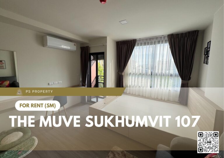PS85066 – Condo Near BTS Bearing Station For Rent , One bedroom unit at THE MUVE Sukhumvit 107