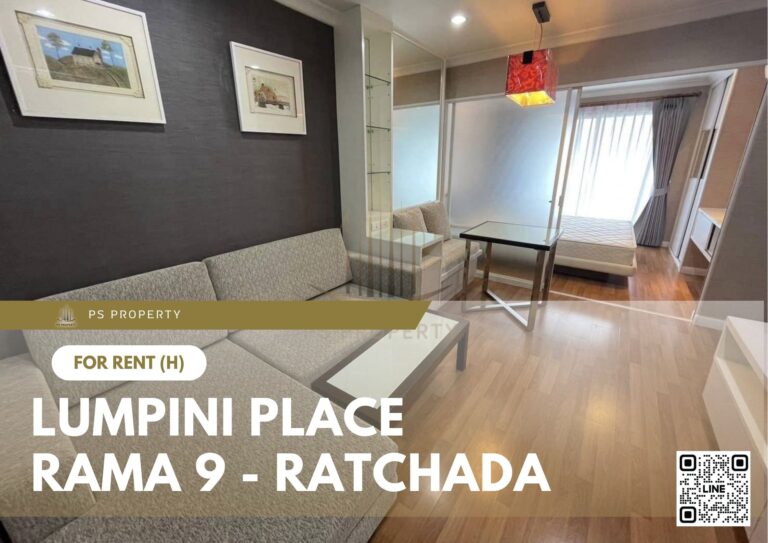 PS28727 – Condo Near MRT Phra Ram 9 Station For Rent , One bedroom unit at Lumpini Place Rama 9 – Ratchada
