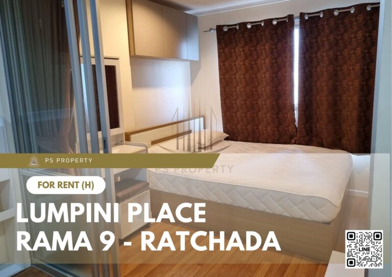 PS23763 – Condo Near MRT Phra Ram 9 Station For Rent , One bedroom unit at Lumpini Place Rama 9 – Ratchada