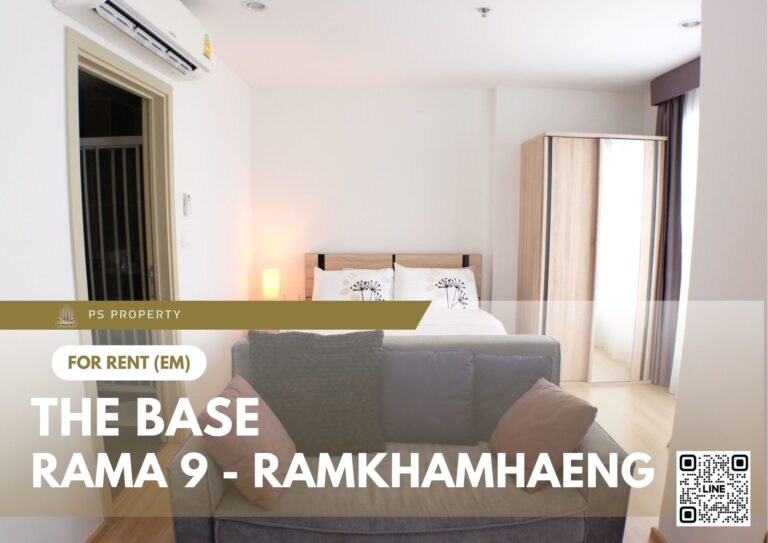 PS83485 – Condo Near ARL Ramkhamhaeng Station For Rent , One bedroom unit at The Base Rama 9 – Ramkhamhaeng