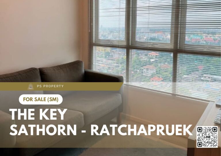 PS64683 – Condo Near BTS Wutthakat Station For Sale , One bedroom unit at The Key Sathorn – Ratchapruek